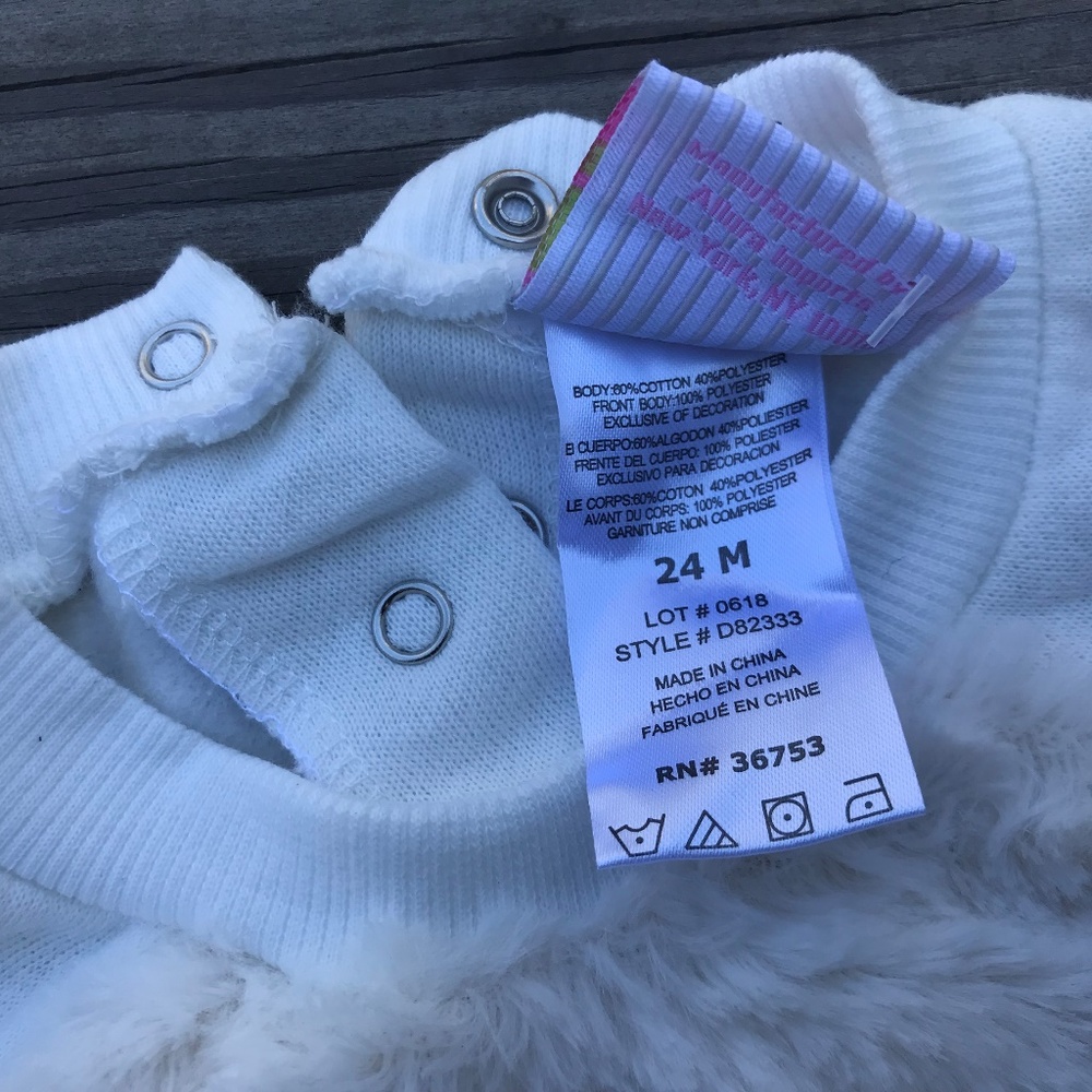 Duck Duck Goose Kids Girl Long Sleeve Shirt MEOW - Picture 8 of 8